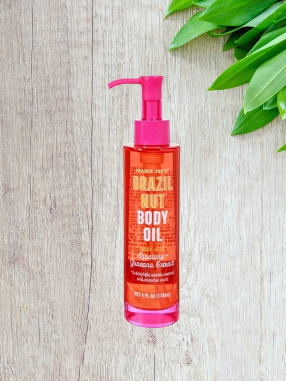 NEW Trader Joe's Brazil Nut Body Oil Limited Edition - Full Size